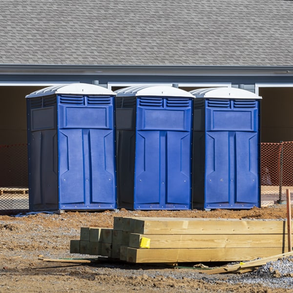 are there any restrictions on where i can place the porta potties during my rental period in Piney View